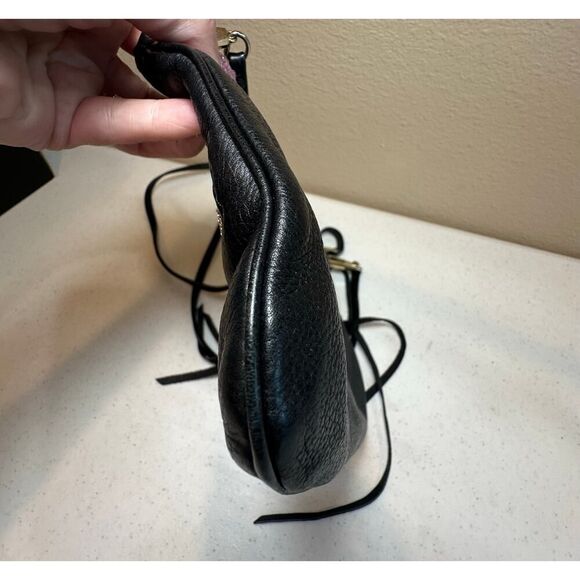 Rebecca Minkoff Whimsigoth Black Genuine Leather Crossbody Bag Purse - Picture 13 of 16